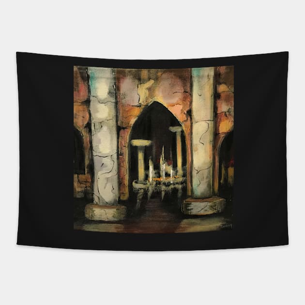 Temple Memories I Tapestry by artdesrapides