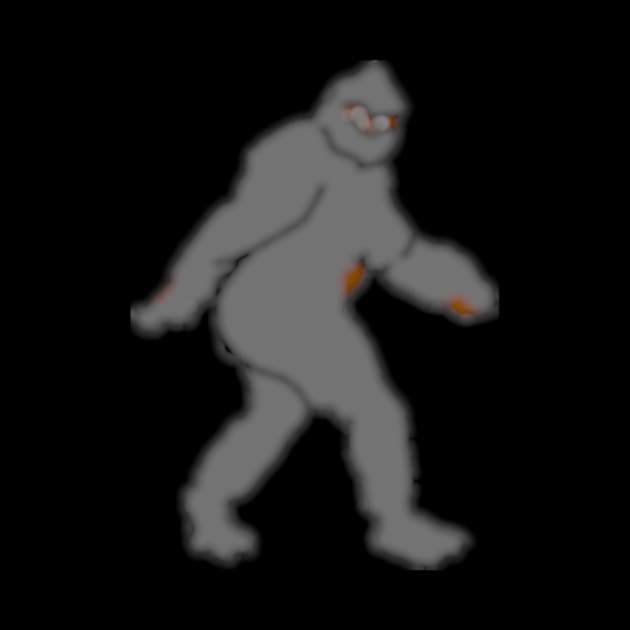 Blurry Bigfoot by Melty Shirts