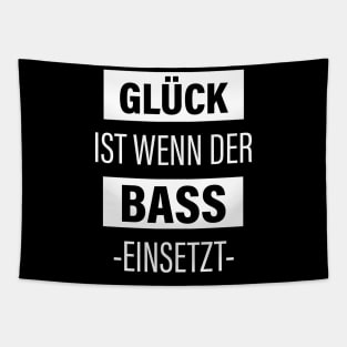 Glück Ist Wenn Der Bass Einsetzt Tapestry