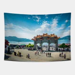 Wen Wu Temple at the Sun Moon Lake (日月潭文武廟) Tapestry