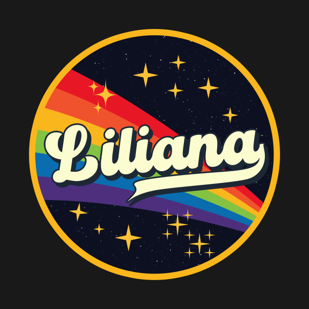 Liliana // Rainbow In Space Vintage Style by LMW Art