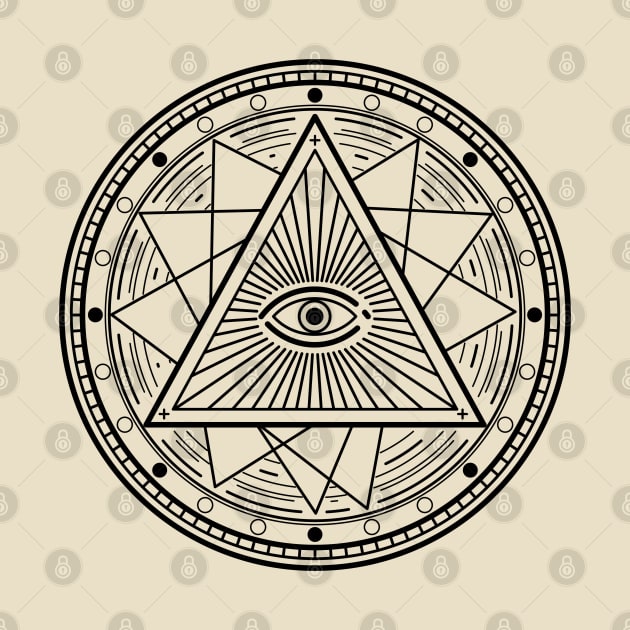 Pyramid All seeing eye by Kneazal