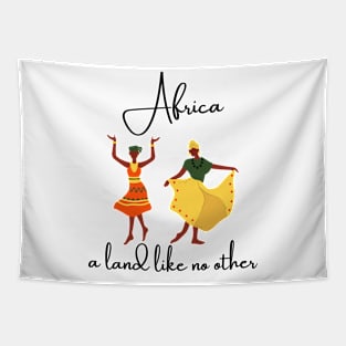 Africa a land like no other - Traditional dancers Tapestry