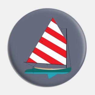 Beetle Cat Sailboat Pin