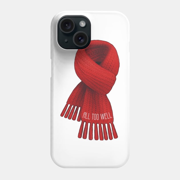 All Too Well Red Scarf Phone Case by Biscuit25