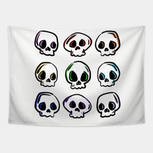 Cute skulls Tapestry