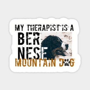 Bernese mountain dog therapist Magnet