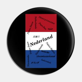 The Netherlands and Holland are NOT the same Pin