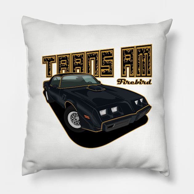 TRANS AM Firebird Pillow by WINdesign