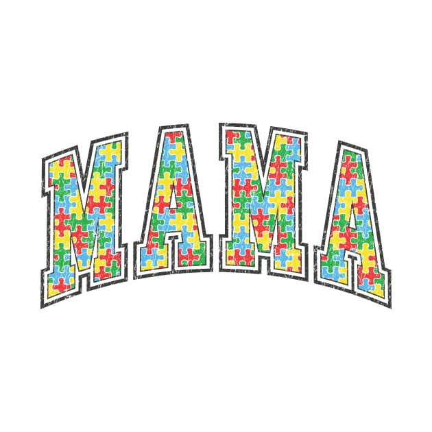 Puzzle Mama Autism Awareness Gift for Birthday, Mother's Day, Thanksgiving, Christmas by skstring