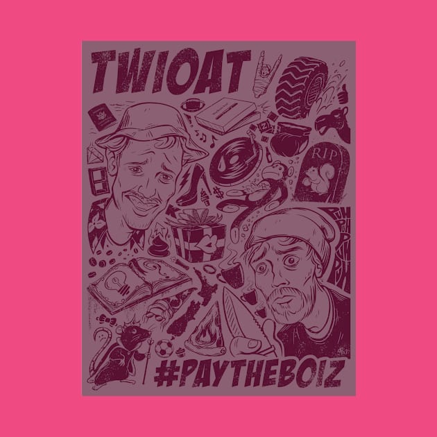 TWIOAT Poster (Kody Forkes Art) by Little Empire Podcast