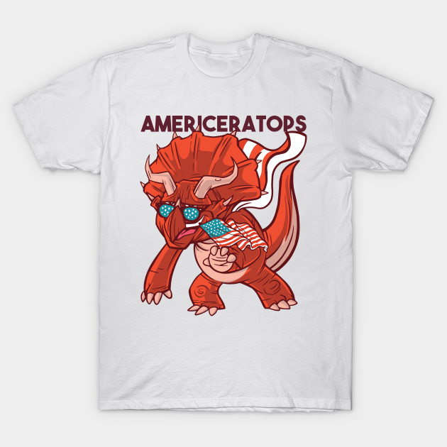 Discover AMERICAN TRICERATOPS - American - T-Shirt