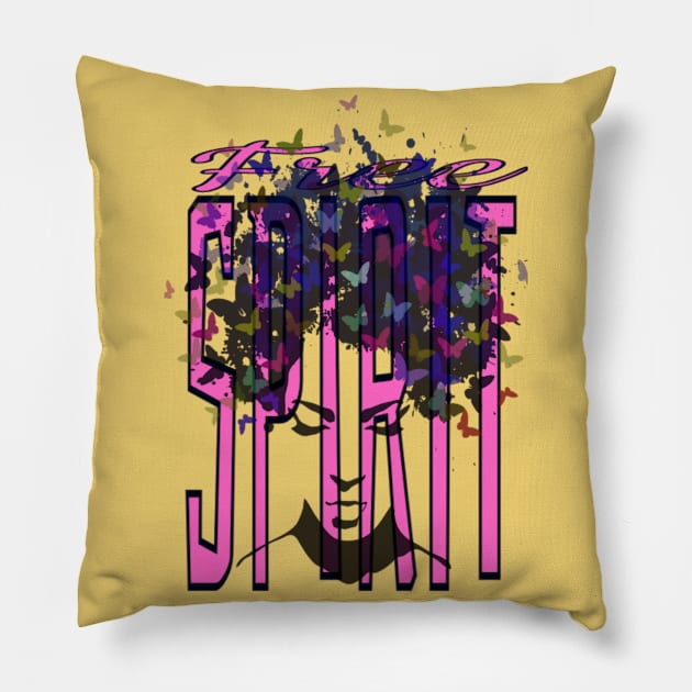 Free Spirit Pillow by musicanytime