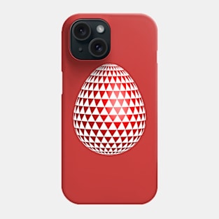 white and red egg Phone Case