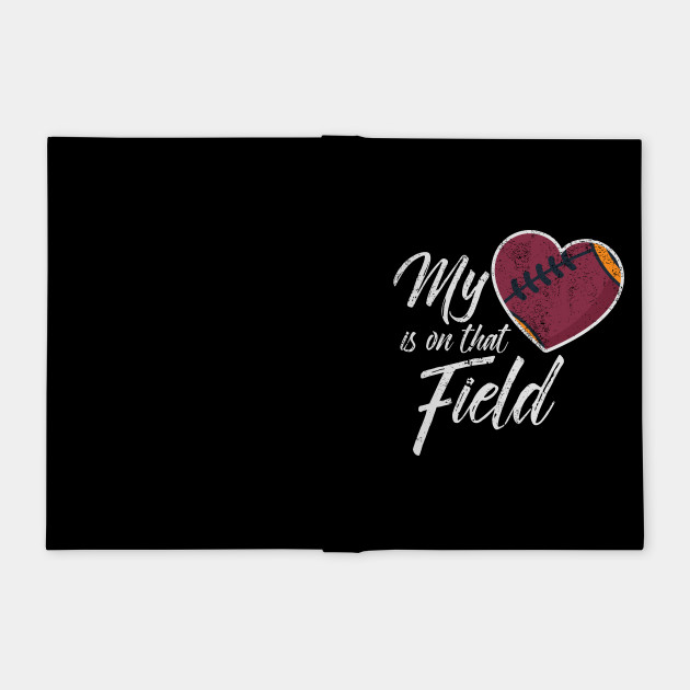 Football Mom Shirt Personalized My Heart Is On That Field