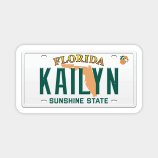 Kailyn License Plate - FL Magnet