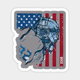 Jonathan Quick Los Angles Sketch USA Magnet