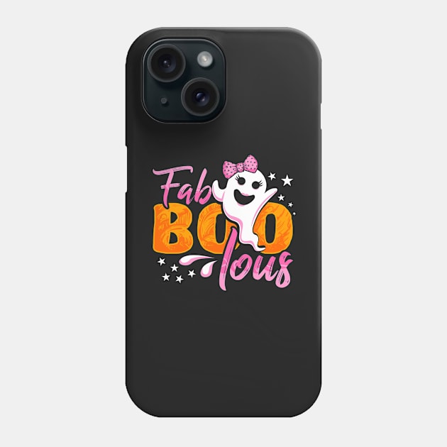 Halloween FaBOOlous Ghost Phone Case by BDAZ