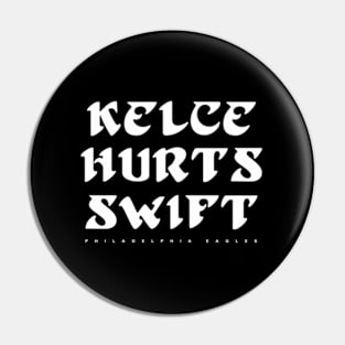 Kelce X Hurts X Swift Philadelphia Eagles Pin