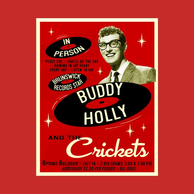 Buddy Holly In Person (Red) by Vandalay Industries