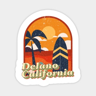 Delano California Retro Magnet