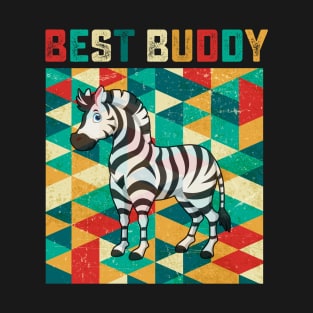 Best Buddy Zebra T-Shirt