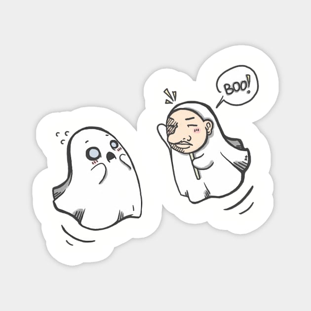 Spoopy Hooman Magnet by Keihoshi