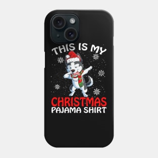 This is my Christmas Pajama Shirt Siberian Husky Phone Case