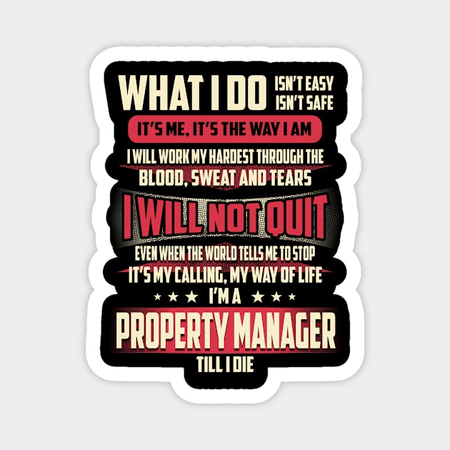 Property Manager What i Do Magnet by Rento