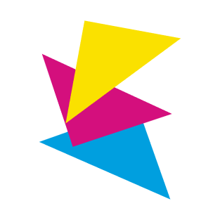 CMYK Triangles T-Shirt