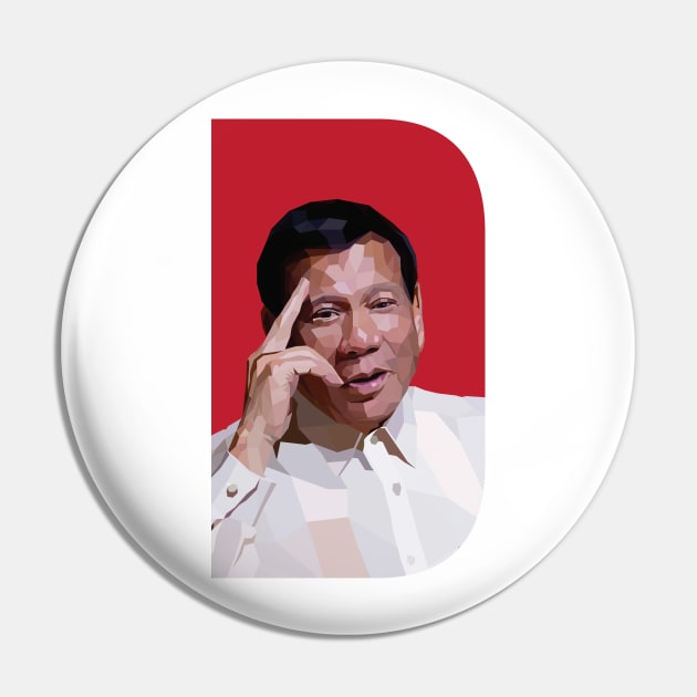 DU30 Poly Solid D Pin by teeleoshirts