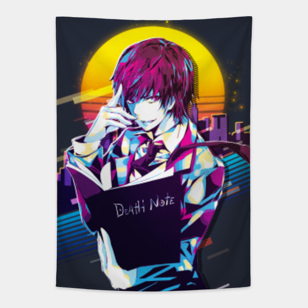 Wallpaper Death Note Light Yagami Light Yagami Tapestry Teepublic HD
