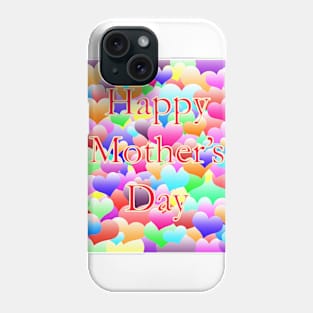 Mother's Day Hearts Dark Phone Case