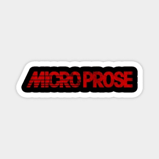 Retro Computer Games Microprose Logo Vintage Magnet