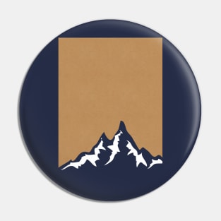 Cardboard Mountains Pin