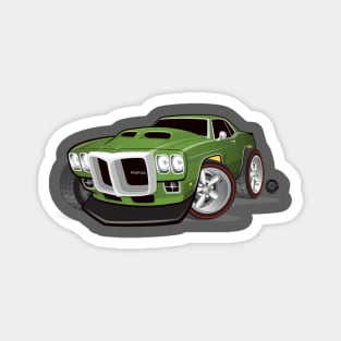 1969 Pontiac Firebird Green Magnet