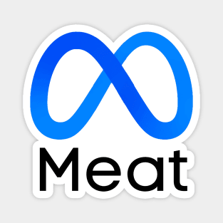 Meat Infinity symbol Magnet