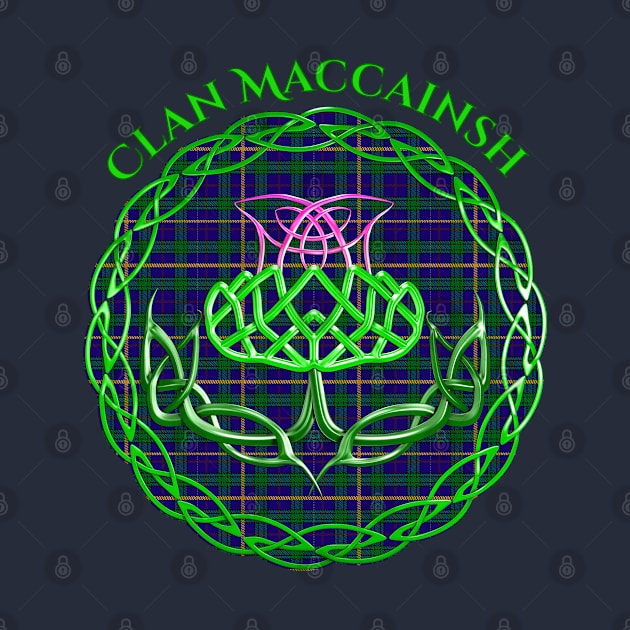 Maccainsh Scottish Tartan Celtic Thistle by CelticFlame