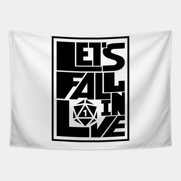 DnD Design Let's Fail in Love Tapestry by OfficialTeeDreams