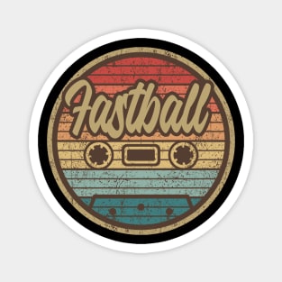 fastball cassette retro circle Magnet