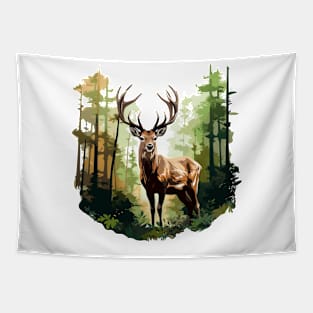 Deer Hunting Tapestry