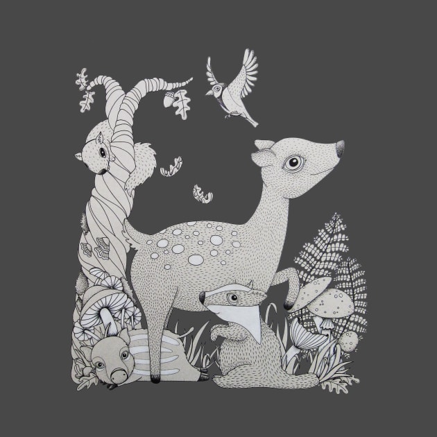 Forest animals by Lot