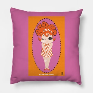 Little Miss Twisty Pillow