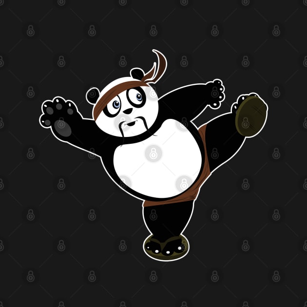 Martial Arts Panda 2 - Brown by adamzworld