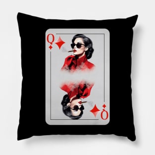 Queen of Diamonds Pillow