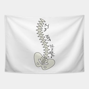 Not Straight - Spine/Scoliosis Tapestry