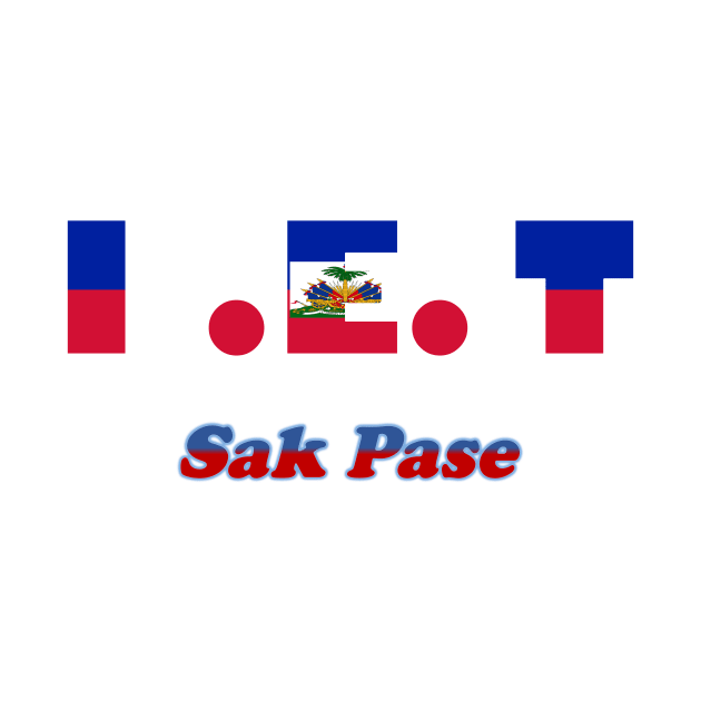 I.E.T. Ayiti Sak Pase Haitian Flag Colors by Pro Melanin Brand