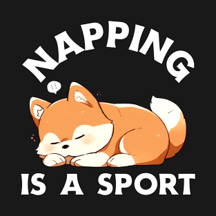 Funny Corgi Napping Is a Sport Dog Lover T-Shirt