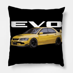 evolution 9 lighting yellow Pillow