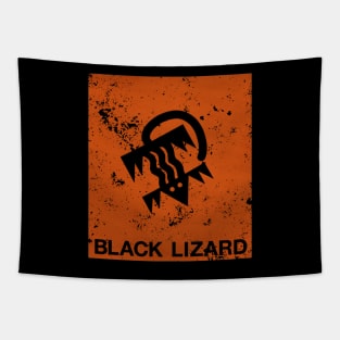 Black Lizard - retro Tapestry